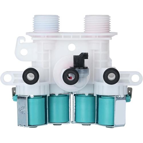 Washer Water Inlet Valve for May-tag Bra-vos XL Model MVWB835DW/MVWB765FW/MVWB865GW/MVW7230HW,Whirl-pool WTW8500DC/WTW7500GC/W and Ken-more Series 700 Replacement.