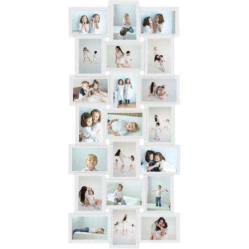 HELLO LAURA Photo Collage Frame 4x6 for Wall Decor - Family Picture Frames Gallery Display Multiple Photos - White