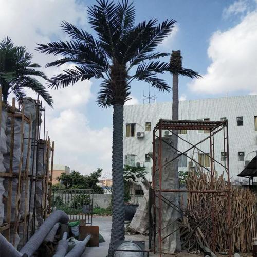 Large Artificial Coconut Tree Fake Coconut Tree Indoor and Outdoor Decorative Plants 2.5m