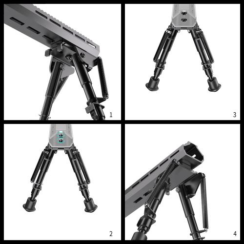 6-9 Inches Bipod with Adapter for M-Rail