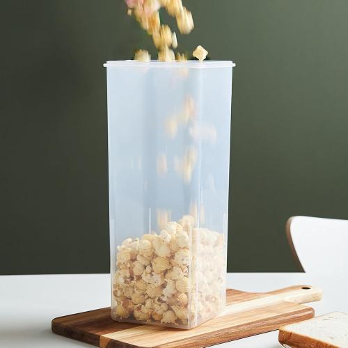 SUYUDSM Bread Box, 5L Bread Box Storage for Kitchen Countertop Plastic (Black with Tray,1Pack)