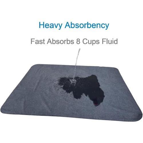 Peepeego 2PCS Pee Pads 54x54, Washable, Slip Resistant, Waterproof Rugs for Training