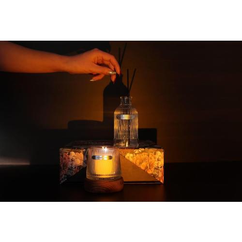 2 Pack Fragrance Reed Diffuser/Aqua Marine/Reed Diffuser Set,Oil Diffuser &Scented Candle&Reed Diffuser Sticks,air freshener for Bedroom Bathroom Office,Fragrance and Gifts