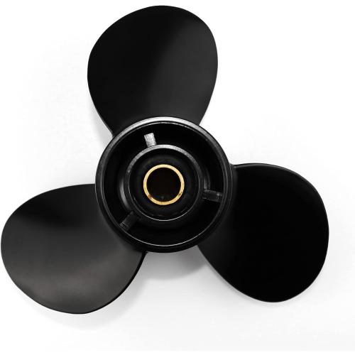 CAPTAIN Outboard Propeller fit Johnson,Evinrude,BRP,E-Tec 15-35 HP Engines, 14 Spline Tooth Board Prop, OEM RH Aluminum Propellers for 15 20 25 30 35 HP Outboard