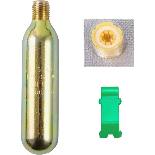 24 Gram CO2 Cartridge Life Jacket Rearming Kit, Auto/Manual PFD, Metal Cartridge for Life Jacket CO2 Cartridges.