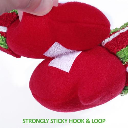 SAFIGLE Snowman Christmas Tree Topper 36 Inch Plush Snowman Head with Knitted Scarf Soft Cotton Padding Holiday Tree Decoration for Winter Home Party