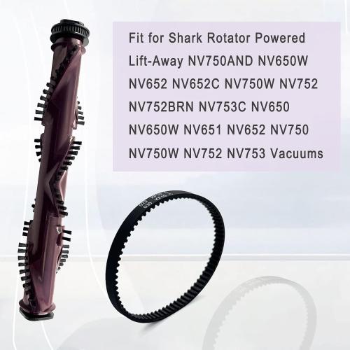 NV752 Replacement Brush Belt Compatible for Shark Rotator Powered Lift-Away NV752 NV750 NV650 NV650W NV750AND NV652 NV652C NV750W NV752BRN NV753C NV651 NV750W Vacuums