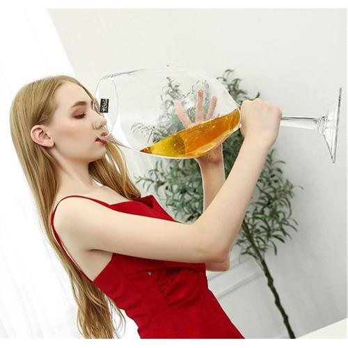 Size 6500ml Worlds Largest Giant Wine Glass Huge Stemware Creative Oversized Goblet Extra Large Champagne Glasses Beer Mug Red Wine Glasses 6500ml