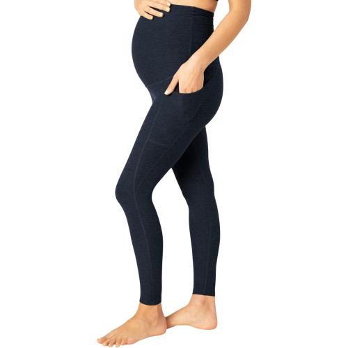 Size Medium Beyond Yoga Women's Spacedye Love The Bump Maternity Pocket Midi Legging