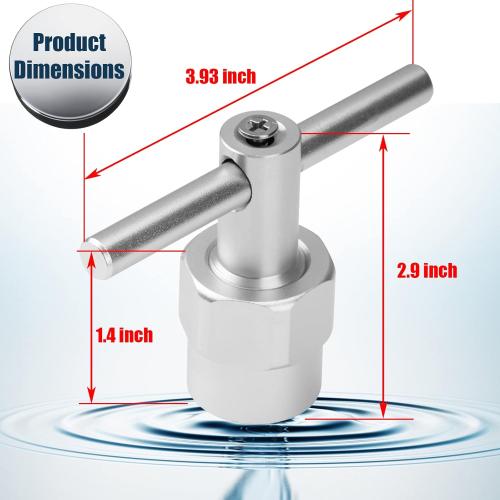 104421 Cartridge Removal Tool, Cartridge Puller Compatible with Moen 1200, 1222, & 1225 Single Handle Cartridges