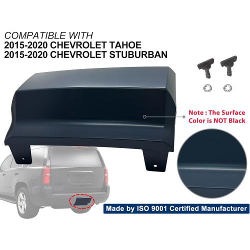 APA Replacement Trailer Hitch Cover for 2015 2016 2017 2018 2019 2020 Tahoe Suburban Paint to Match Hardware Included 23142973 GM1180179