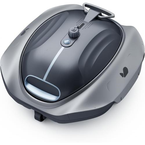 (2026 New) Bubot 300P Cordless Pool Vacuum for Above Ground Pool, Robotic Pool Cleaner with Bluehole Suction, DirtLock 2.0, Dual Filters for Above-Ground Flat Pools up to 850 Sq.Ft. Obsidian