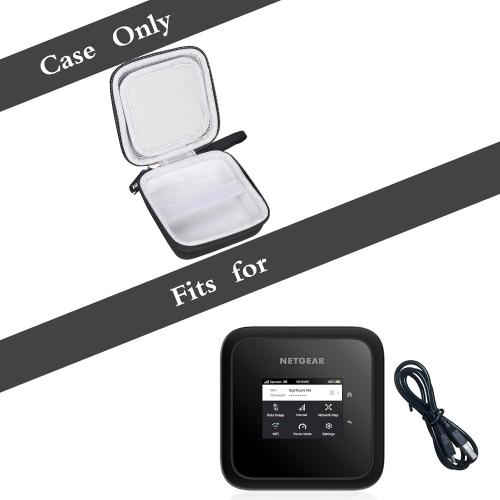 Case for NETGEAR Nighthawk M7 Pro/M6 Pro/M6/M1/M5/M2/M3 Mobile Hotspot - Fits for MR6500/MR6550/MR6150/MR6110/MR1100/MR7400/MR5200 Wireless Router (Case Only) (Black)
