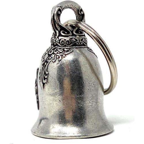Bravo Bells Rose Bell - Biker Bell Accessory or Key Chain for Good Luck on The Road