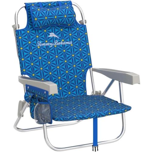 Tommy Bahama 2020 Backpack Cooler Chair with Storage Pouch and Towel Bar