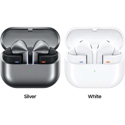 SAMSUNG Galaxy Buds 3 Pro AI True Wireless Bluetooth Earbuds, Noise Cancelling, Sound Optimization, Real-Time Interpreter, Redesigned Comfort Fit, White [US Version, Amazon Exclusive 2Yr Warranty]