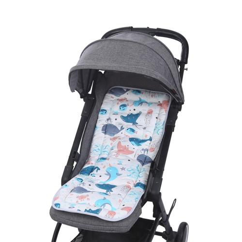 Baby Seat Pad Cotton Baby Seat Liner for Stroller Car Seat Thick Cushion for Newborns Infants and Toddlers Comfortable Soft Child Cart Mat Dining Chair Rocking Chair Cushion