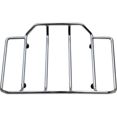 Top Box Luggage Rack Motorcycle Trunk Rail Rack Compatible for Harley Street Glide Electra Glide Road Glide King Ultra Limited 1984-2024 (Chrome)