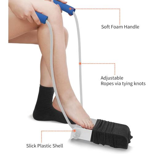 Kekoy 7 In 1 Hip Kit, Knee Back Surgery Hip Replacement Recovery Kit With 32 Grabber Reacher Tool,Sock Aid Device for Seniors,Shoe Horn Long Handle & Dressing Stick,Leg Lifter,Bath Sponge,Storage Bag