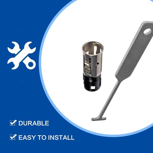 Cigarette Lighter Socket,Cigarette Lighter Removal tool,Cigarette Lighter Assembly with Dismantle Tool,Standard Replacement OEM #25776667 J42059 25774623 Accessories,Compatible With GM