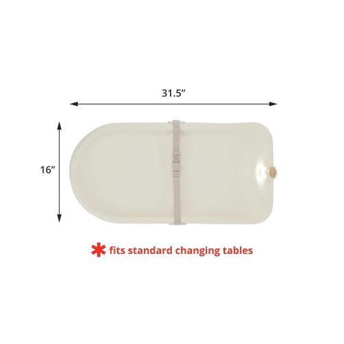 Skip Hop Baby Changing Pad Nursery Style Light-Up Wipeable and Contoured with Cushioned Foam Fits Standard Changing Tables Oat