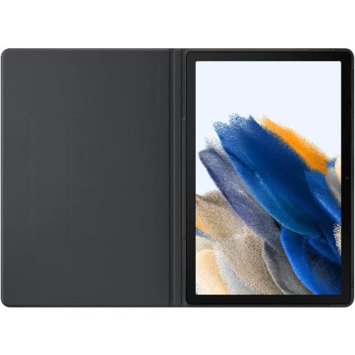 SAMSUNG Galaxy Tab A8 Book Cover, Protective Tablet Case w/ 2 Viewing Angles, Magnetic Design, S Pen Holder, Slim, Lightweight, US Version, Dark Gray