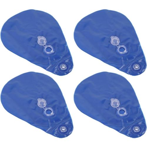 CDQL 10PCS Pool Cover Weights, Swimming Pool Cover Hanging Bag Water Bags, PVC Winter Pool Tarp Hanging Water Bag for Hot Tub (Type 2)