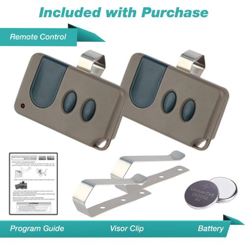 2 Garage Door Remote for Sears Craftsman (139.53680 139.53681)