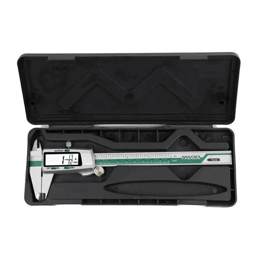 Vernier Caliper Et50 150Mm Digital Caliper Stainless Steel Fraction/Mm/Inch 0.01Mm for Mechanical Components Measure