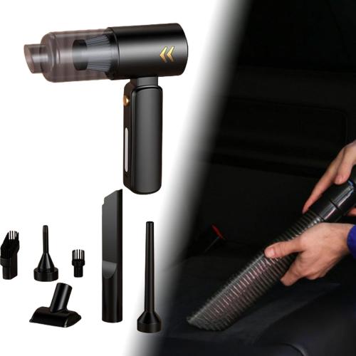 Car Handheld Vacuum Cleaner Keyboard Vacuum Cleaner, 8000PA,Vacuum Cordless Cleaner Hand Vacuum for Home Car Pet Hair, Black Golden, 20.5cmX18.5cm