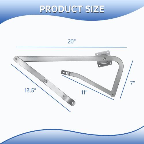 Attic Ladder Hinge Replacement Kit Left & Right,PR315500-RH & PR315500-LH Power Arm Assembly Hinges Compatible with Louisville 250lb, 300lb, 350lb Rated Series Attic Ladder,1 Pair