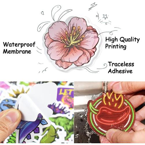 150 Pcs Dinosaur Stickers for Water Bottles, Waterproof Vinyl Cool Dino Stickers for Scrapbook Stationery Laptops Skateboard, Cute Dinosaur Party Decorative Decals for Kids Boys