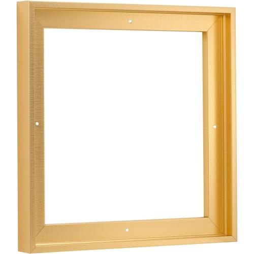 PIXY CANVAS Floater Frame 12x12 for 3/4 (0.75) inch Deep Canvas Paintings/Canvas Prints/Wood Canvas Panels/Wall Art/Wall Decor/Home Decor/Artwork (Brass Gold, 12 x 12 inch, Square)