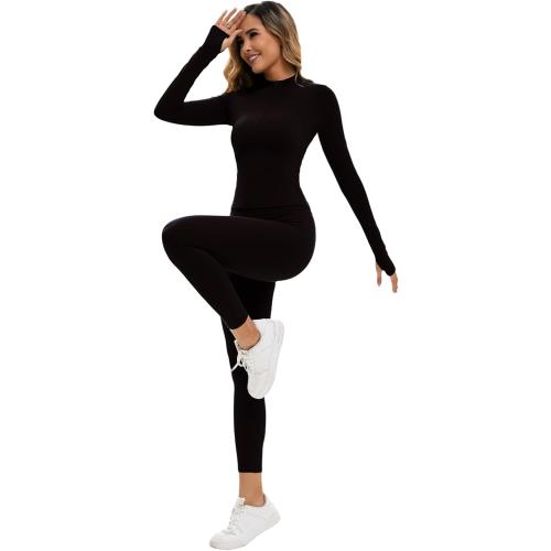 XL Yknktstc Womens Two Piece Tracksuit Set Long Sleeve Zipper Jacket with Athletic High Waist Leggings Workout Outfit