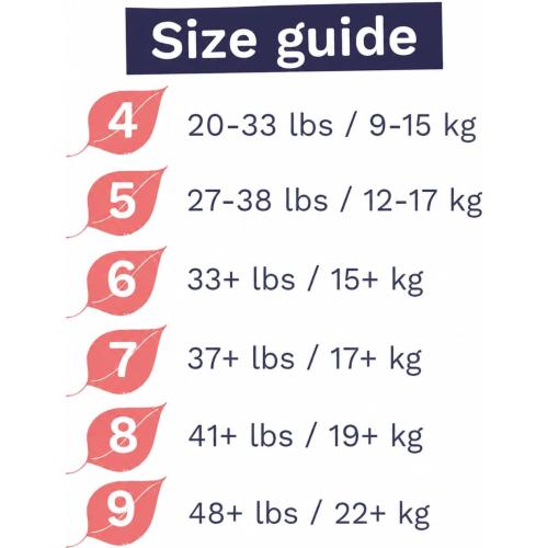 Pura Hypoallergenic Diaper Pants Size 8 (41  lbs) Overnight, up to 12 Hours Leak Protection, Suitable for Sensitive Skin, Totally Chlorine Free, Soft Organic Cotton, 3 Packs of 15 (45 Pull Up Pants)
