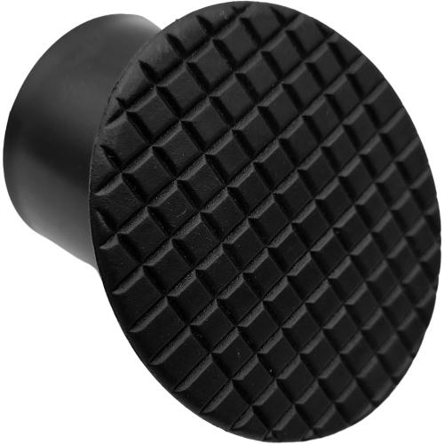 1.5/38mm Porch Swing Replacement Angled Feet, Black Plastic Leg Caps to Secure Swing Legs to Ground(Set of 4)