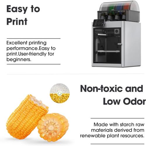 eSUN PLA Filament 1.75mm, High Toughness 3D Printer Filament Upgraded PLA Filament, Dimensional Accuracy  /- 0.03mm, 1KG Cardboard Spool (2.2 LBS) 3D Printing Filament for 3D Printers, Fire Engine Red