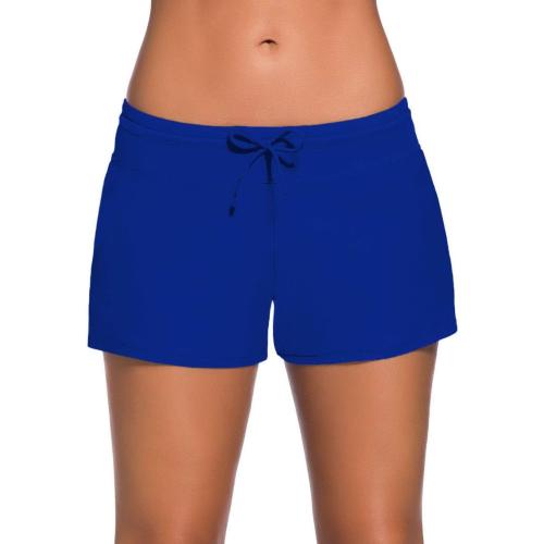 ChinFun Women's Medium Blue Board Shorts Swimswear Bottoms Tankini Swim Bathing Briefs Swimsuit Boardshorts Beach Trunks with Liner