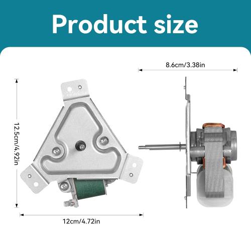 DG96-00110E Electric Range Oven Convection Fan Motor Assembly Compatible with Samsung Stove/Ovens, Replaces AP5967760, PS11720787, Convection Motor Stove Fan, Clockwise Rotation