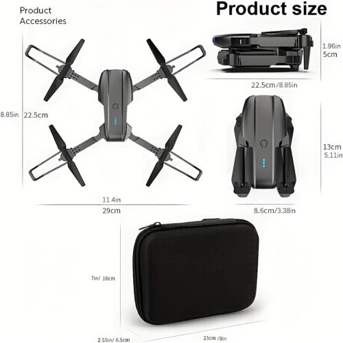 E99 Drone With Camera, Foldable RC Quadcopter Drone,Remote Control Drone Toys For Beginners Men's Gifts Indoor And Outdoor Affordable UAV Christmas Halloween Thanksgiving Gifts