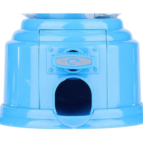 M&M Dispenser Candy Dispenser, Candy Machine Plastic, Mini Twisting Box Gumballs Dispenser Kids Piggy Bank Blue Children Kindergarten GiftBlue