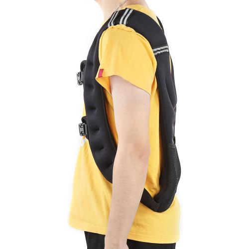 Exercise Weighted Vest Strength Training Jacket with Adjustable Buckle for Workout Fitness