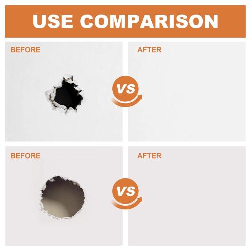 Set of 11 Drywall Repair Kit,Drywall Patch Repair Kit,2/4/6/8inch Self Adhesive Repair Patch,Quick Repair Drywall Large Holes