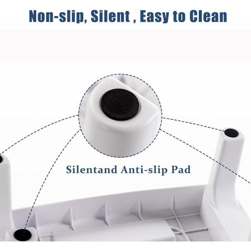 6.7 Inch Toilet Stool for Bathroom,Non-Slip Potty Stool for Pooping,Toilet Step Stool for Adults/Seniors/Kids