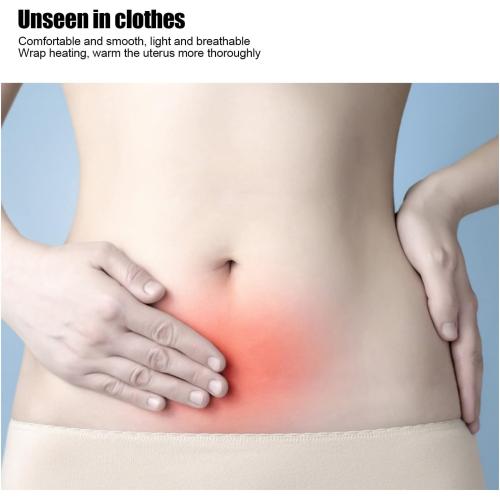 Heated Waist Belt,Electric Heating Belt Plush Electric Heating Waistband Hot Compression Moxibustion Uterine Warming Belt with Adjustable Temperature 45-65℃