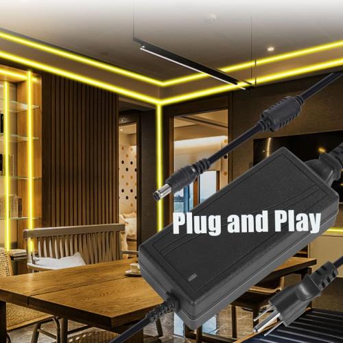 24V 6A Power Supply Adapter 144W,100-240V AC to DC 24V 6A LED Power Adapter
