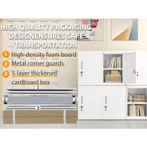 24.4 H Metal Locker Storage Cabinet with 1 Doors, Pantry with Shelves, Storage Cabinet with Adjustable Leveling Foot for Kitchen, Employees, Office, Kids Locker