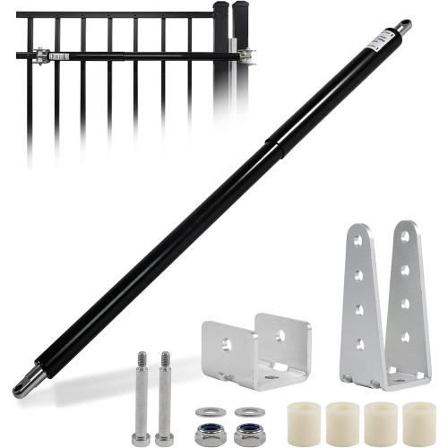 TB600B Hydraulic Heavy Duty Gate Closer for Outdoor Gate 150 to 250 Pounds in Weight, 44 to 72Inches in Width Suitable for Farms, Pastures, Open Stadiums, Home Yards (Black)‼️incomplete‼️