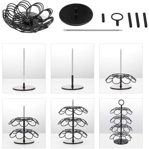 Coffee Pod Carousel Holder Organizer Compatible with 36 Cup Pods