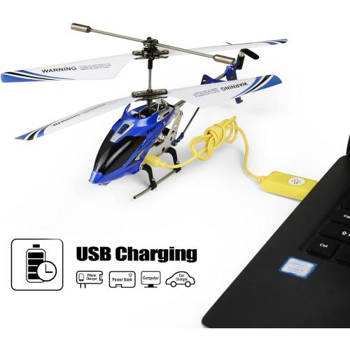 Cheerwing S107/S107G Phantom 3CH 3.5 Channel Mini RC Helicopter with Gyro Blue